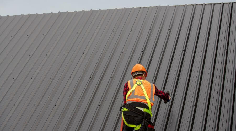 Professional metal roof installation services in Merlin, OR